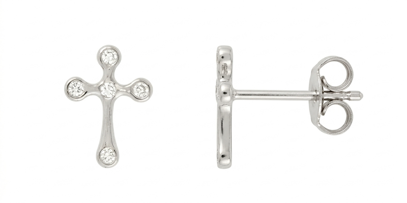 Aretes ARGENTO de plata 925 esterlina — Salenzo Colombia