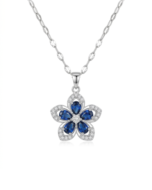 Collar LYRIA de acero inoxidable 316L con dije giratorio — Salenzo Colombia